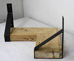 Навісна полиця настінна в стилі LOFT (Wall Shelf - 36)