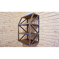 Навісна - Настінна Полиця в стилі LOFT (Wall Shelf - 08)