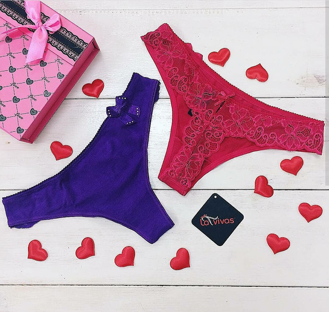 Трусики жіночі La Vivas 20149 тонг з мереживом