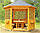 Альтанка шестигранна з дерева 3 м. діагональ від виробника Wood Gazebo 012, фото 2