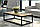 Кавовий Журнальний столик у стилі LOFT (Table - 627), фото 3