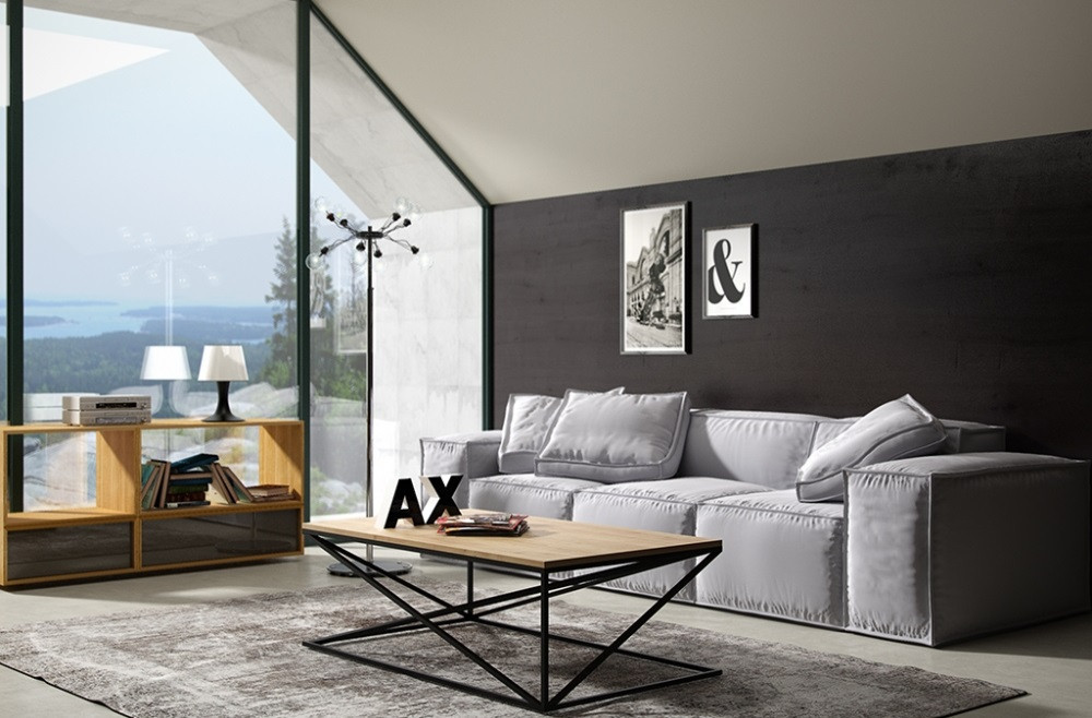 Кавовий Журнальний столик у стилі LOFT (Table - 510)