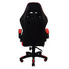 Крісло геймерське розкладне B 810 з системою гойдання TILT геймерський стілець комп'ютерний з 2 подушками червоний, фото 8