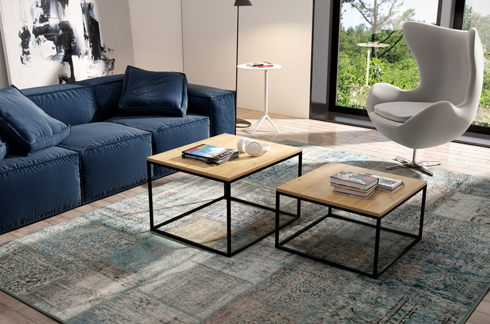 Кавовий Журнальний столик у стилі LOFT (Table - 533)