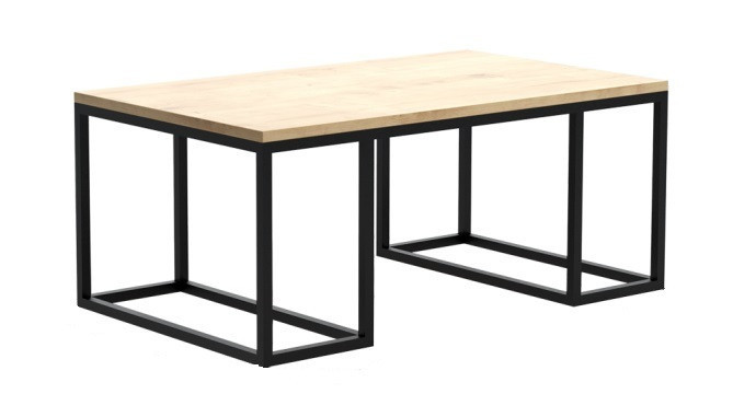 Кавовий Журнальний столик у стилі LOFT (Table - 584)