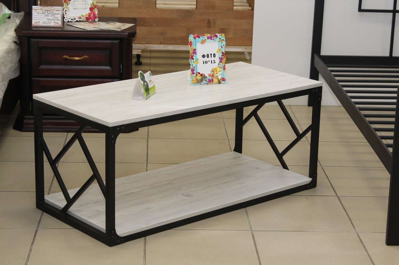 Кавовий Журнальний столик у стилі LOFT (Table - 589)