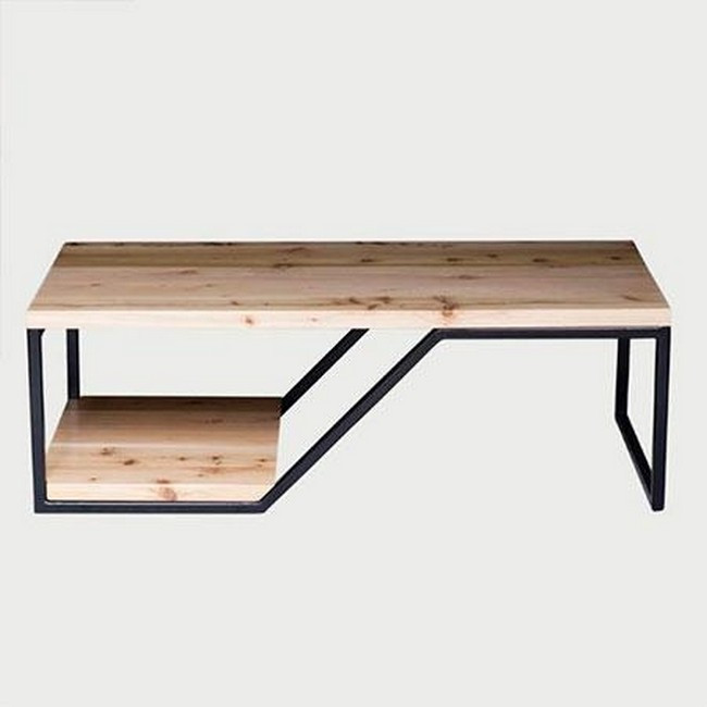 Кавовий Журнальний столик у стилі LOFT (Table - 680)