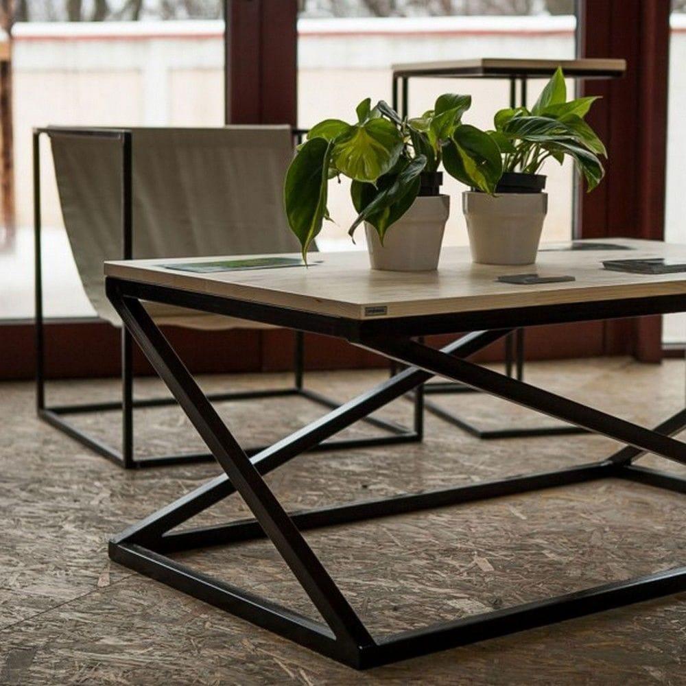 Кавовий Журнальний столик у стилі LOFT (Table - 738)