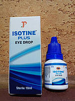 Краплі Айсотин Плюс (02.2025) isotine plus eye drop Для очей при глаукомі катаракті "піску" в очах втома