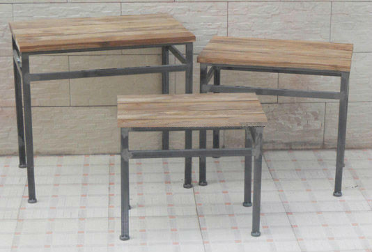 Комплект журнальних столиків в стилі LOFT (Table - 426)