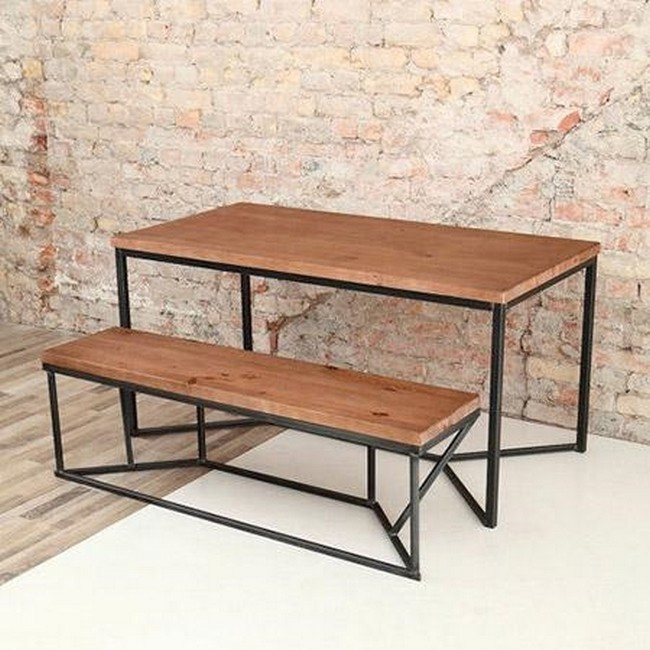 Кавовий Журнальний столик у стилі LOFT (Table - 640)