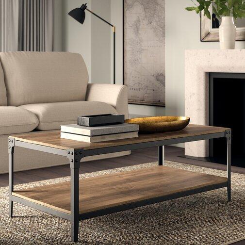 Кавовий Журнальний столик у стилі LOFT (Table - 727)
