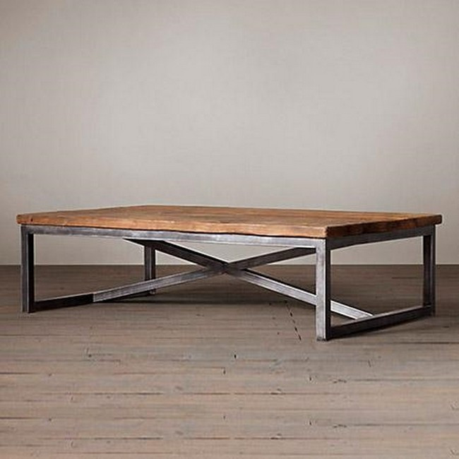Кавовий Журнальний столик у стилі LOFT (Table - 637)