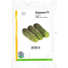 Насіння огірка самозапильного, врожайного "Караоке" F1 (100 насінин) від Rijk Zwaan, Голландія