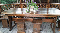 Деревянная мебель для беседок и мангалов в Бердянске от производителя
