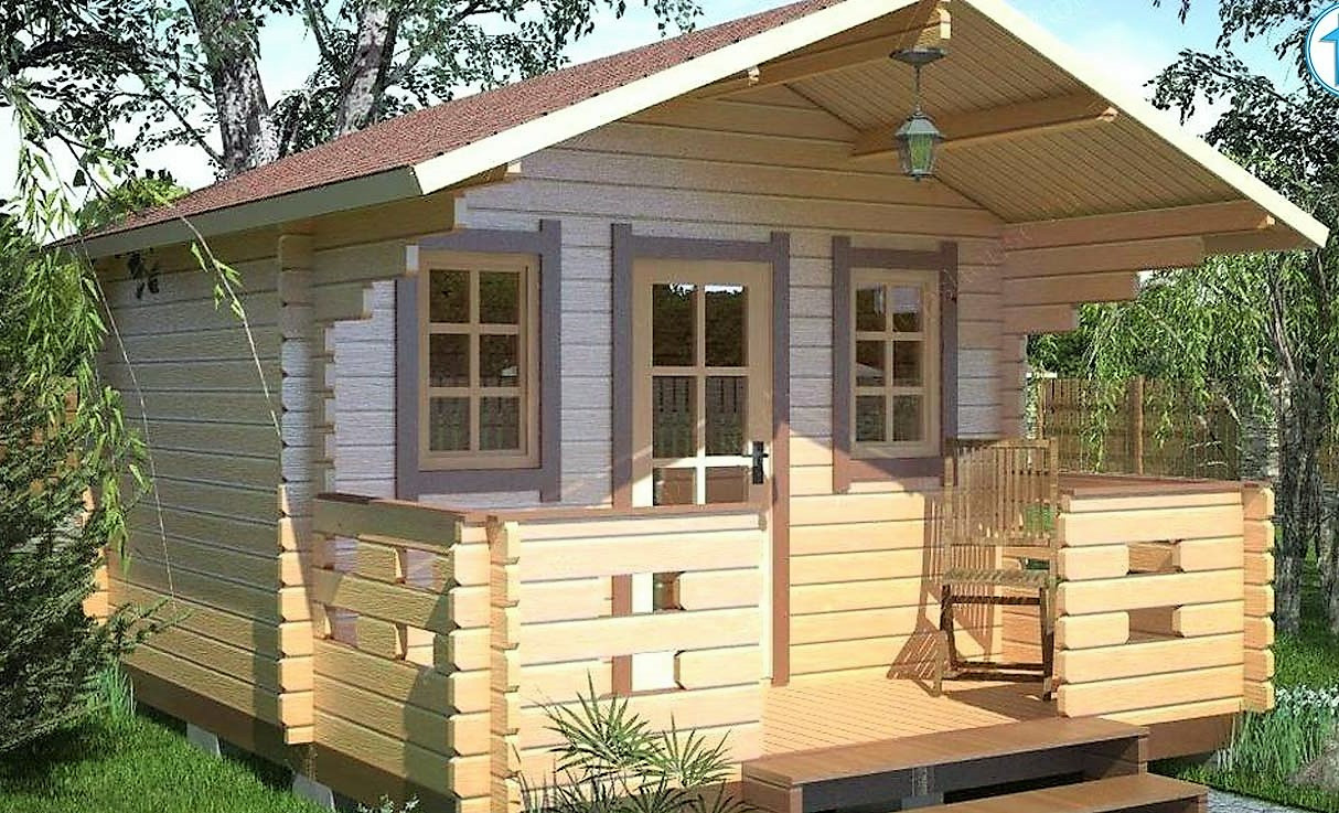 Модульний садовий будиночок 3,8x4,5м Gartenhäuser-34