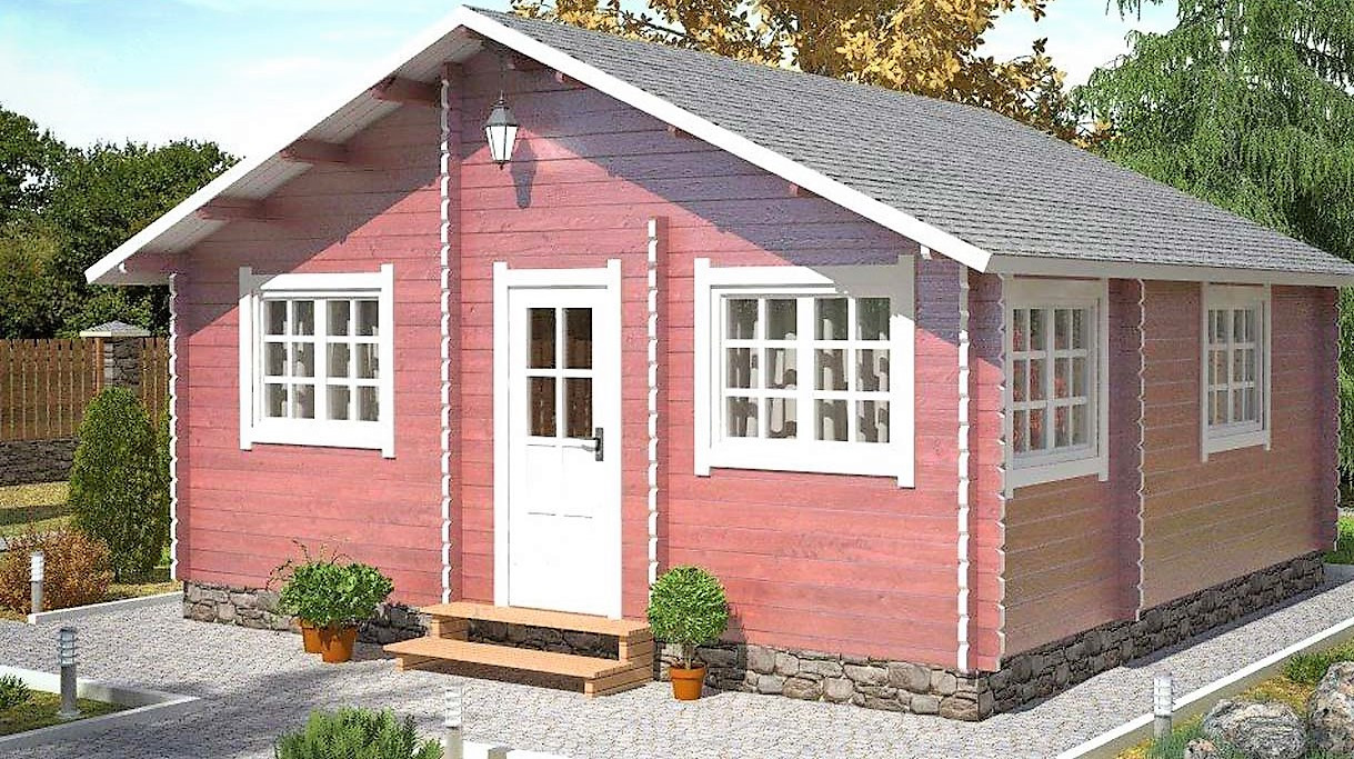 Модульний садовий будиночок 6,0x6,0м Gartenhäuser-19