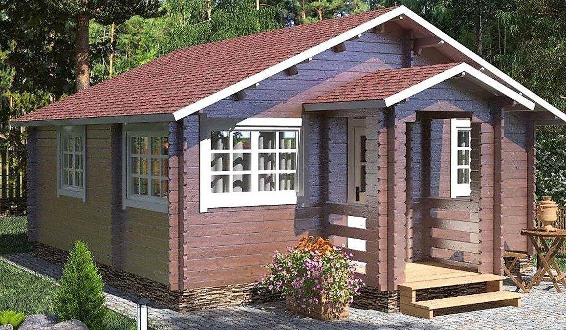 Модульний садовий будиночок 6,0x7,2м Gartenhäuser-21