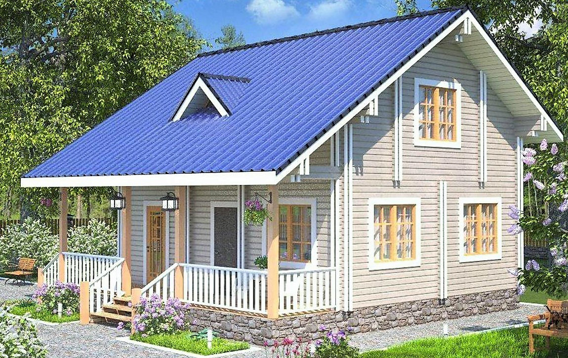 Модульний садовий будиночок 8.5x8,6м Gartenhäuser-33