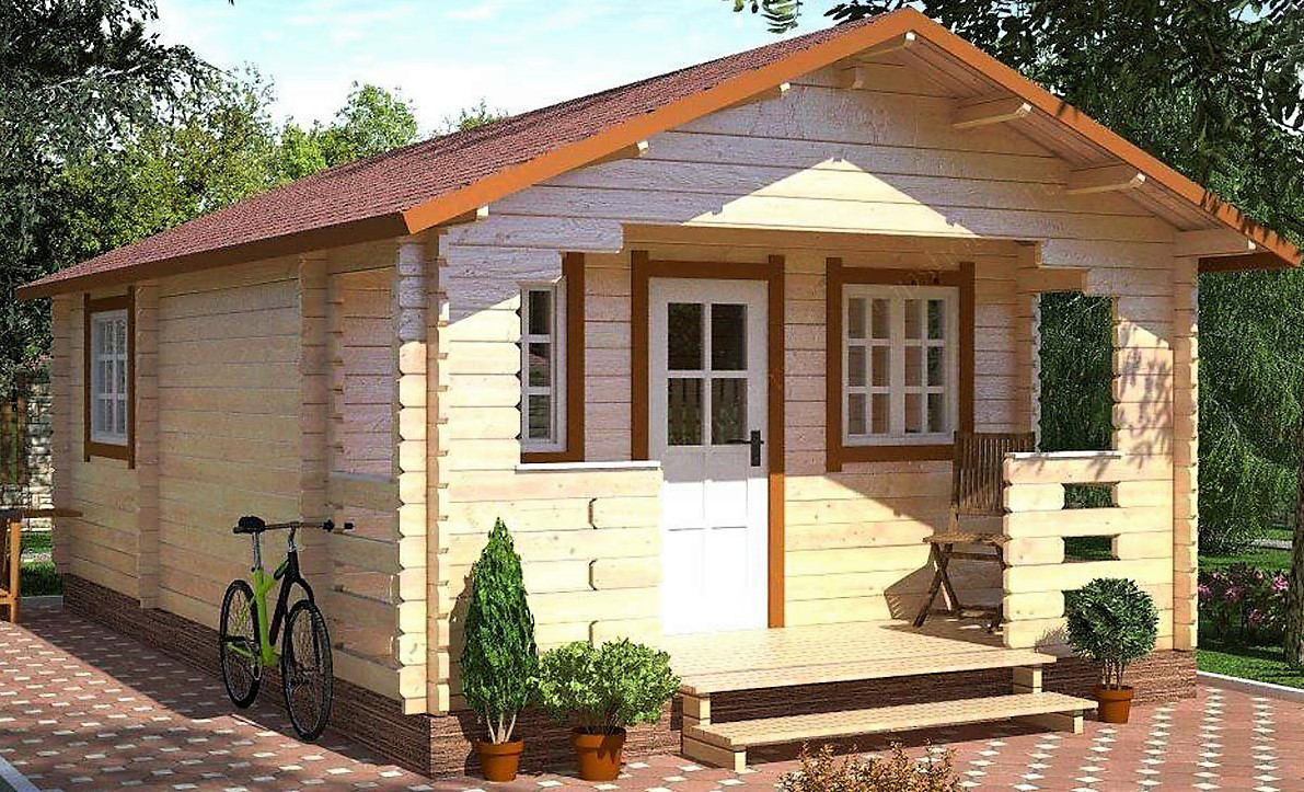 Модульний садовий будиночок 4,4x7,1м Gartenhäuser-37