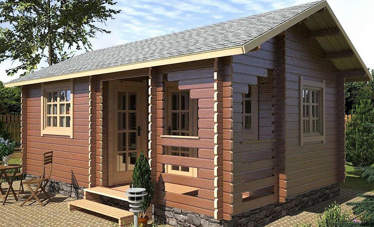 Модульний садовий будиночок 6,0x4,0м Gartenhäuser-40