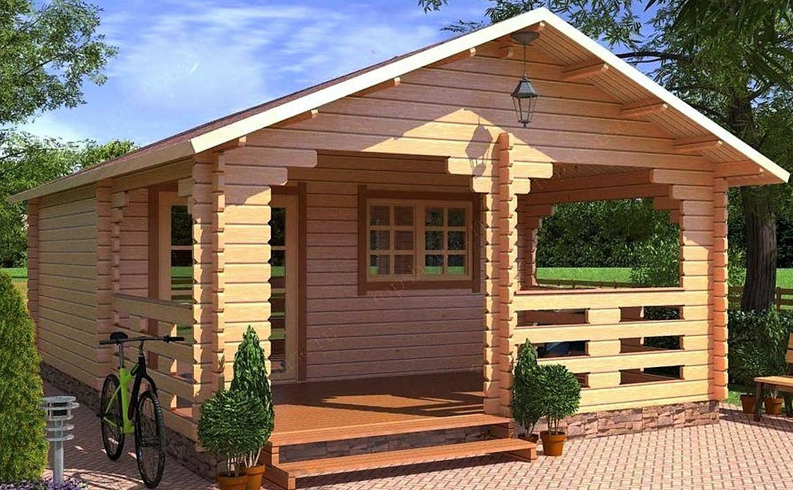 Модульний садовий будиночок 5,0x7,0м Gartenhäuser-41