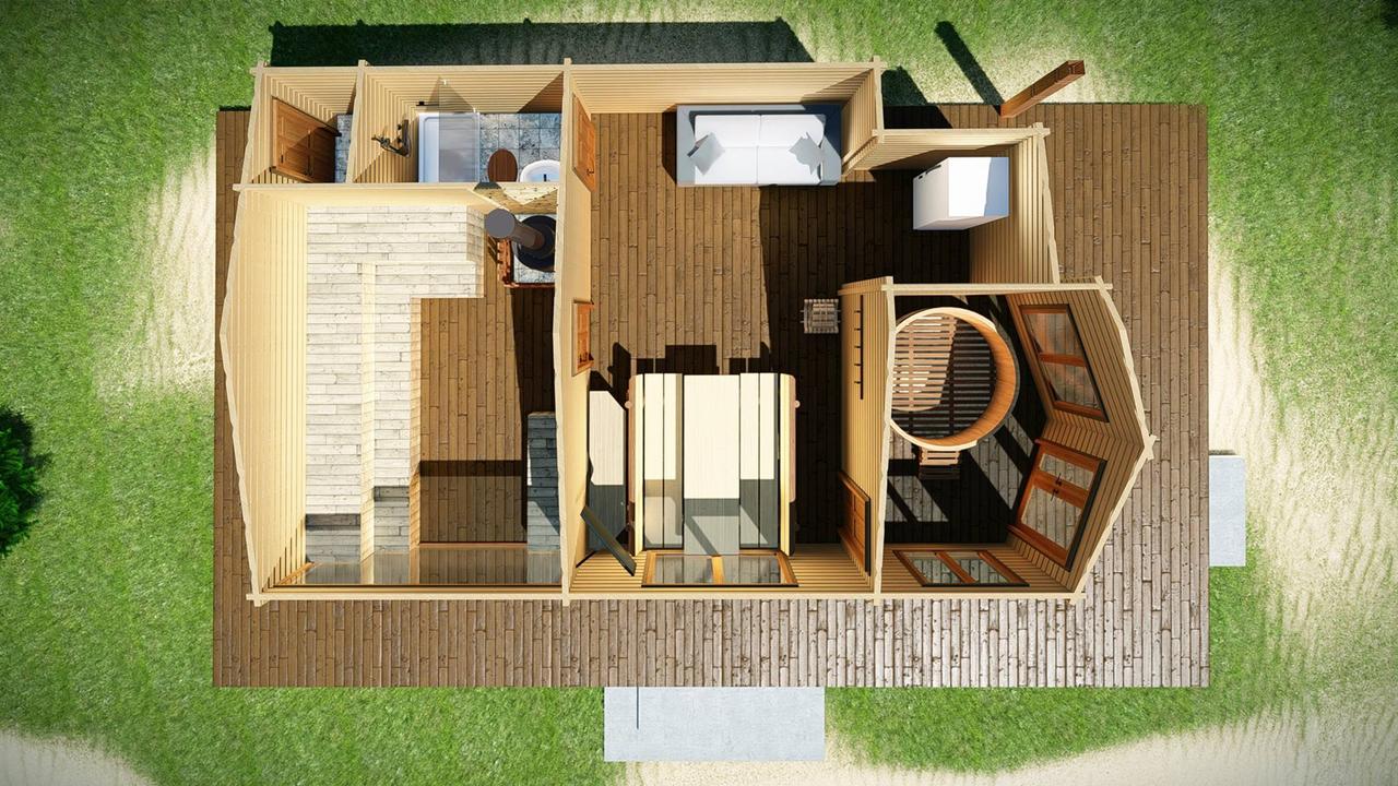 Проектирование деревянных домов из профилированного бруса. Проект дома бесплатно при заказе строительства - фото 9 - id-p1319435874