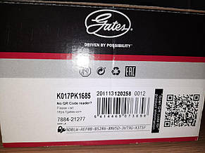 GATES (США) K017PK1685 - Комплект ремня генератора (-AC) на Рено Трафик 2.0dci, фото 3