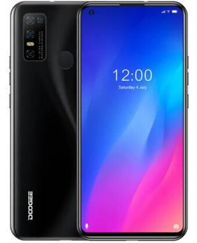 Смартфон Doogee N30 4/128GB Black, 16+8+2+2/8Мп, Helio P22, 8 ядер, 2sim, екран 6.55" IPS, 4180mAh, 4G