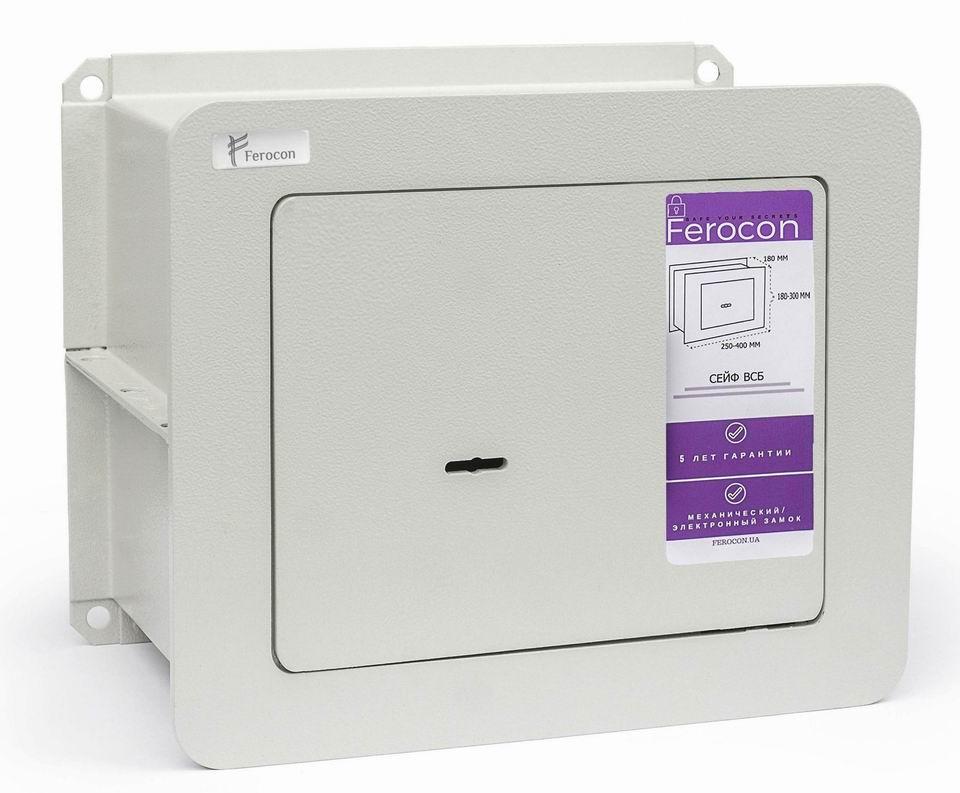 Вбудований Сейф Ferocon ВСБ-3018 300(в)х400(ш)х180(гл) (вбудовується в стіну сейф, сейф-тайник)