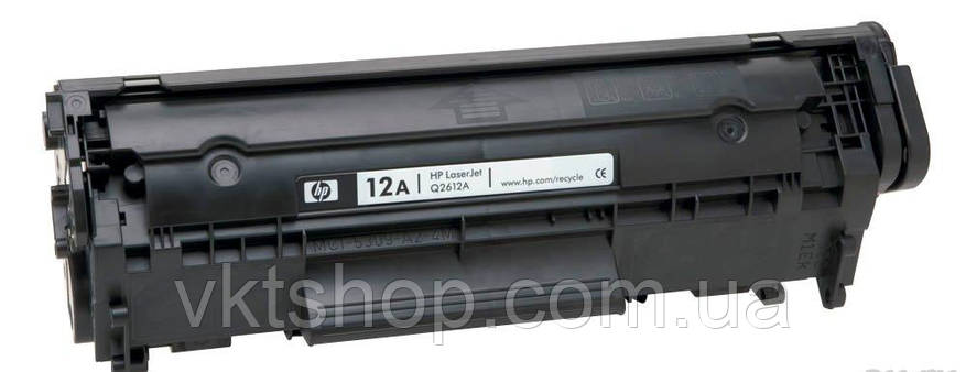 Картридж HP12А (Q2612A) першопрохідний 100% заправлений!, фото 1