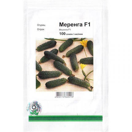 Насіння огірка самозапильного, ультрараннього "Меренга" F1 (100 насінин) від Seminis, Голландія, фото 1