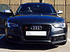 Решетка радиатора Audi A5 8T (12-15) рестайлинг стиль S5 (черная), фото 9