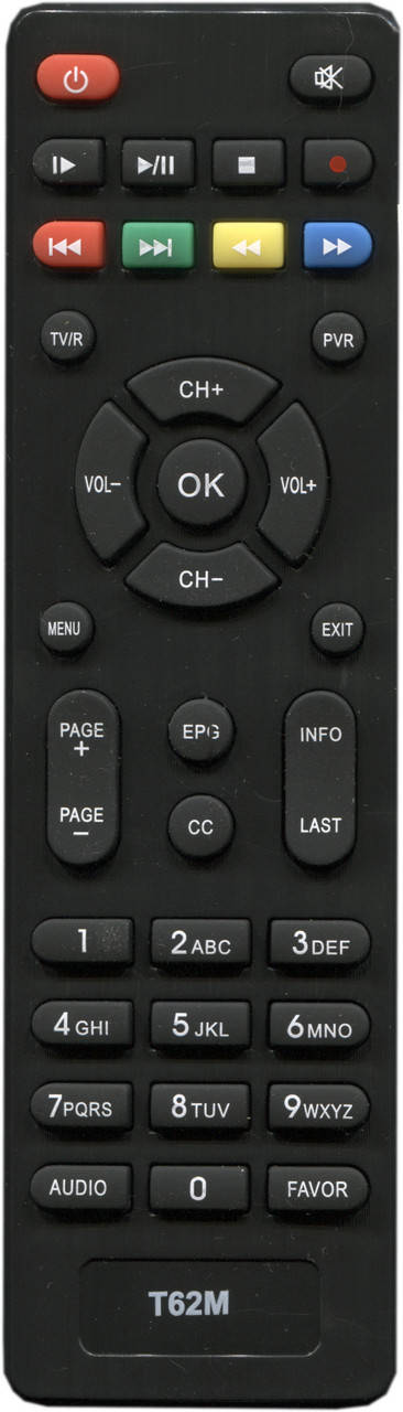 

Пульт для DVB-T2 World Vision T62