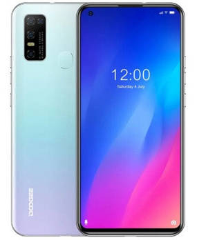 Смартфон Doogee N30 4/128GB White, 16+8+2+2/8Мп, Helio P22, 8 ядер, 2sim, екран 6.55" IPS, 4180mAh, 4G