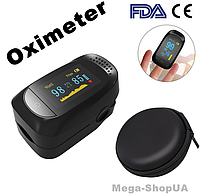 Пульсоксиметр пульсометр оксиметр на палец Pulse Oximeter S37BB измеритель пульса, кислорода, уровня сатурации