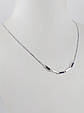 Срібне кольє CLT10371-чб, фото 2