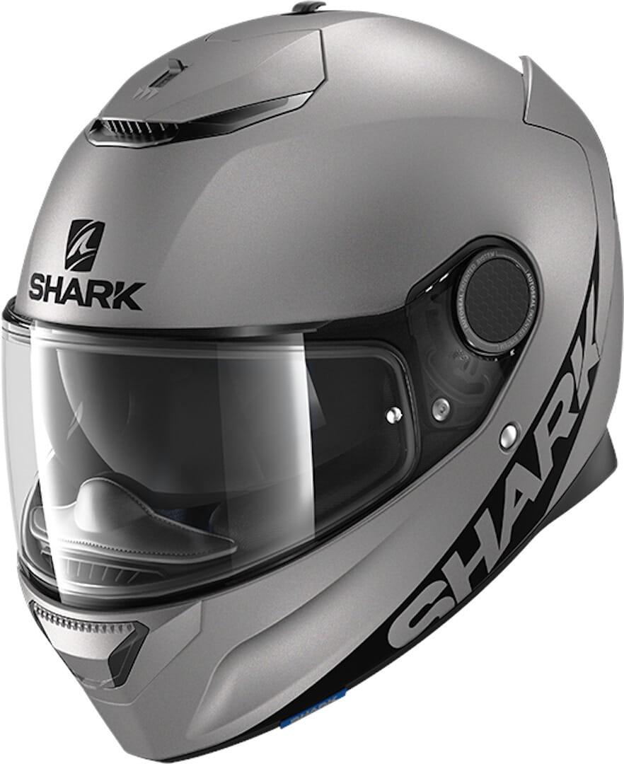 Мотошолом Shark Spartan Matt (сріблястий)