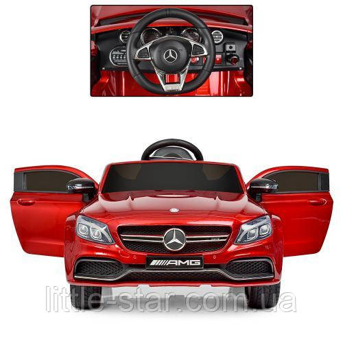 Детский электромобиль Bambi M 4010 EBLRS-3 Mercedes, красный перламутр - фото 2 - id-p1319496596