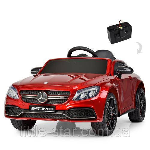 Дитячий електромобіль Bambi M 4010 EBLRS-3 Mercedes, червоний перламутр