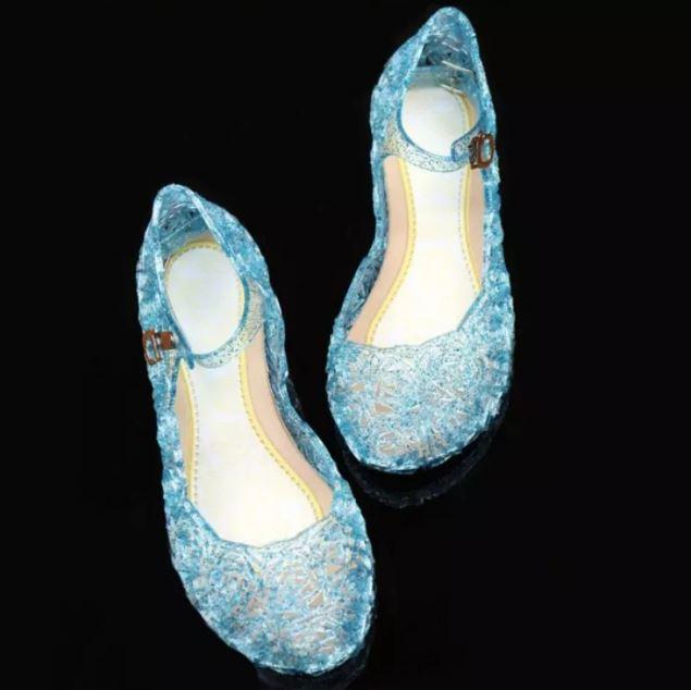 Туфлі босоніжки блакиткні Ельзи поряд для дівчинки рр. 25-37