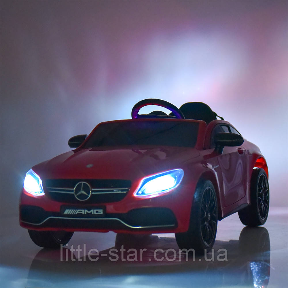 Детский электромобиль Bambi M 4010 EBLRS-3 Mercedes, красный перламутр - фото 3 - id-p1319496596