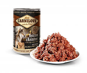 Консерви для собак Carnilove Reindeer for adult dogs (севірний олень) 400 г, фото 1
