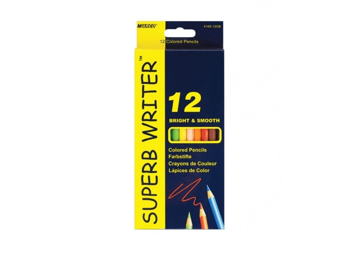 Олівці кольорові Marco Superb Writer 12 кольорів (4100-12CB)