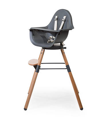 Стільчик Childhome EVOLU ONE 80 ° 2 в 1 c бампером і поворотом на 180°, фото 2