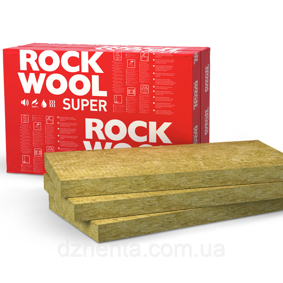 Мінеральна вата Superrock 50 мм, фото 1