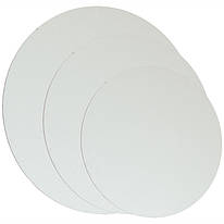 Полотно на картоні кругле діаметр 15 см бавовна акриловий грунт Rosa Studio, 183115