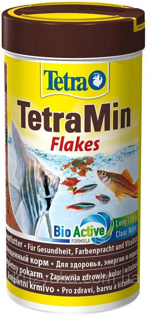 Сухий корм для акваріумних риб Tetra в пластівцях «TetraMin» 100 мл (для всіх акваріумних риб)
