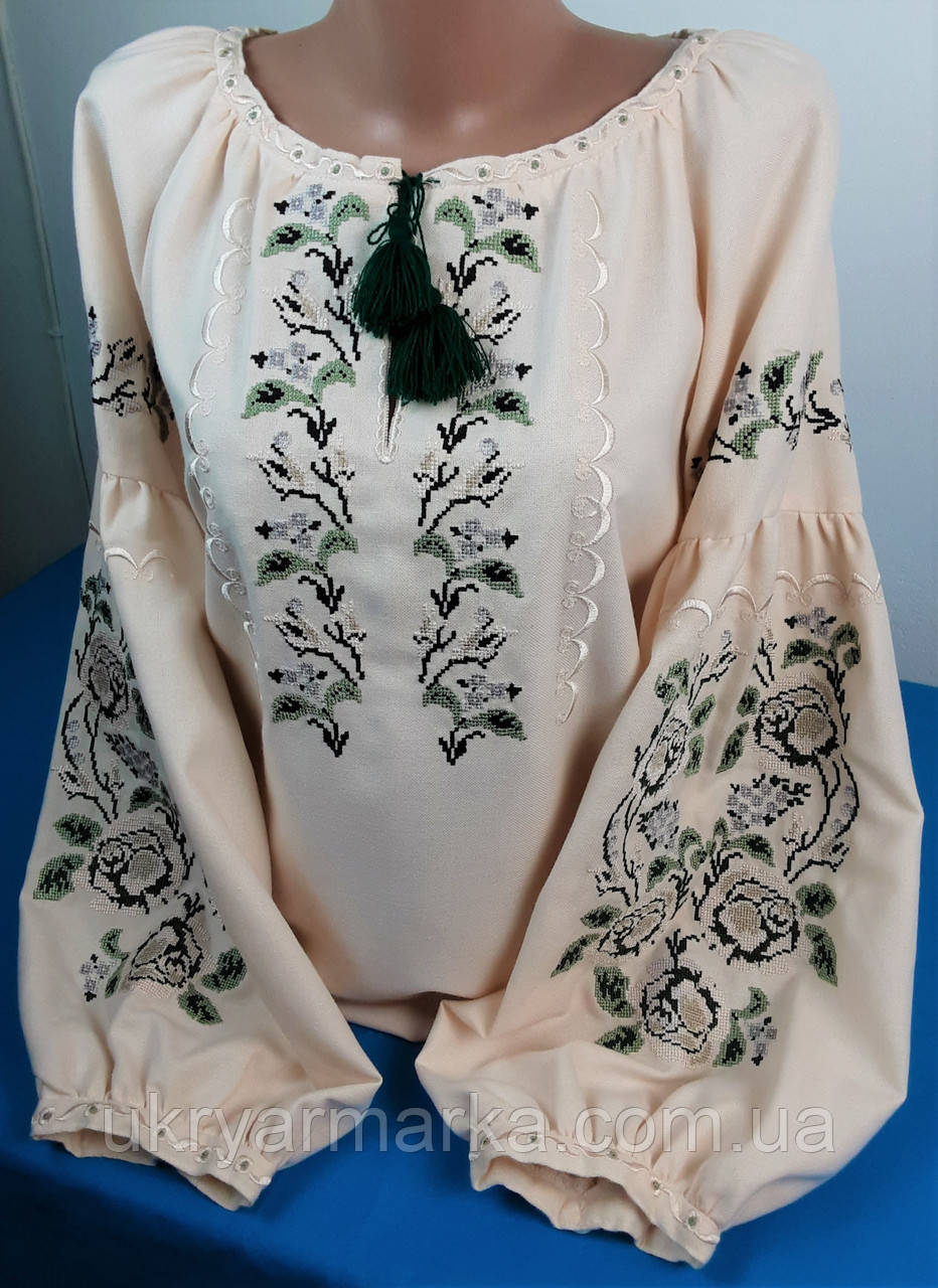 Вишита жіноча блузка "Ніжність"