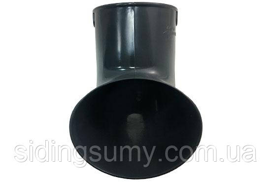 Злив труби Альта-Профіль Еліт 95 мм графітовий, фото 1